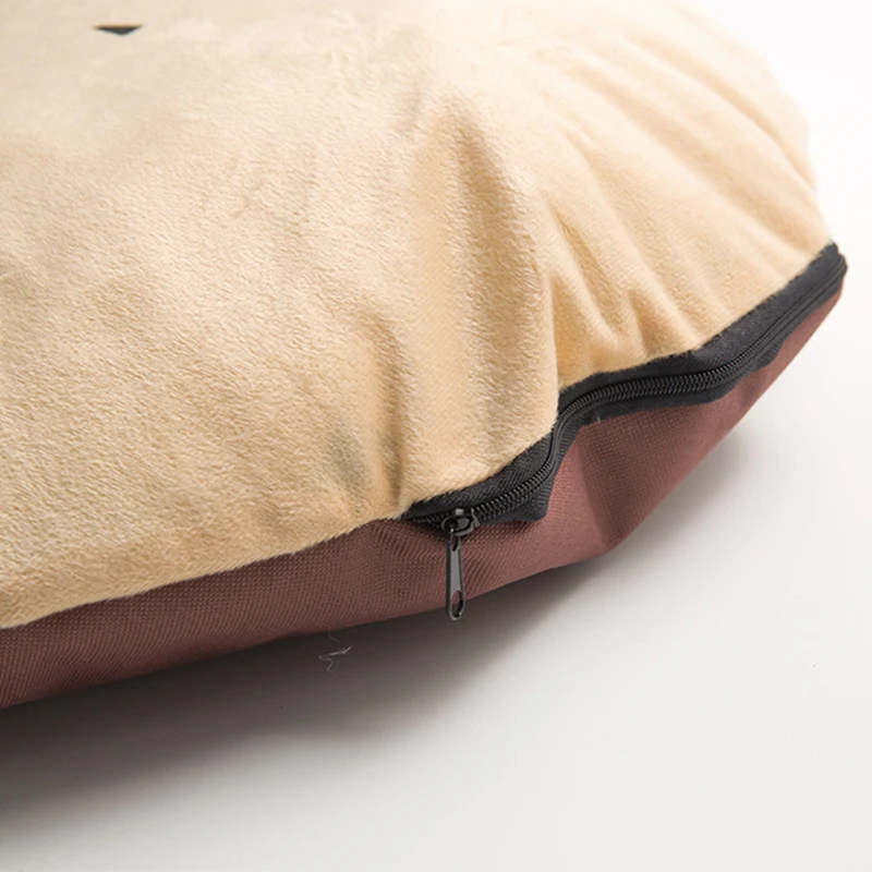 prativerdi Soft Cotton Cat Bed Warm Washable Pet Bed Kennel Crown Frog Design Mat Small Dog Bed Dog House Cat Mat Pet Supplies7