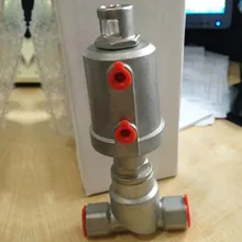 high temperature Pneumatic actuator stainless steel Right angle valve normally close double acting/single acting SS304 45.5mm