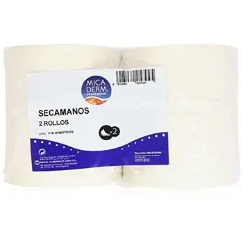 

Mica Derm-Distributore dispenser per salviette di carta asciugamani - 2 strati - 2 rotoli