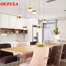 OULALA lámpara colgante de Luces colgantes modernas, accesorio LED contemporáneo decorativo para comedor, dormitorio, restaurante
