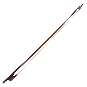 

4/4 Baroque Style Cello Bow Snakewood Round Stick Snakewood Frog White Horsehair Well Balanced Musical instrument accessories