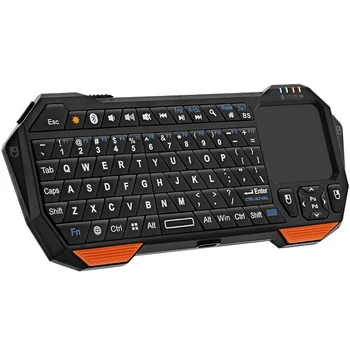 

Portable Lightweight Mini Wireless Communication Keyboard Controller Keypad with Touchpad Led Light UY8