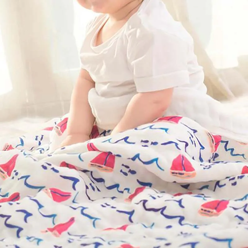 Baby Swaddle Infant Sleeping wraps baby boy blanket toddler Bath towel gauze Swaddle blanket cotton BHB001