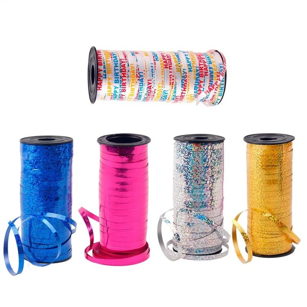 

Длинная Лазерная Лента для воздушных шаров веревка для торта веревка для воздушных шаров 0,5 см 100 ярдов