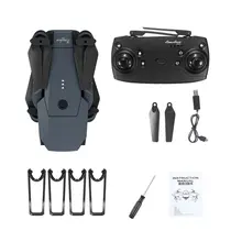 DJ-1 2,4 Ghz wifi FPV складной Радиоуправляемый Дрон с широкоугольным 2.0MP HD камерой, удерживающий высоту, Безголовый режим, Радиоуправляемый Дрон, самолет