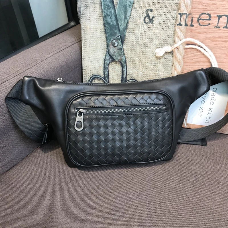 Riñonera de cuero de para hombre y mujer, bolso de cintura de marca de lujo, estilo Harajuku, Hip a la moda|Riñoneras| - AliExpress