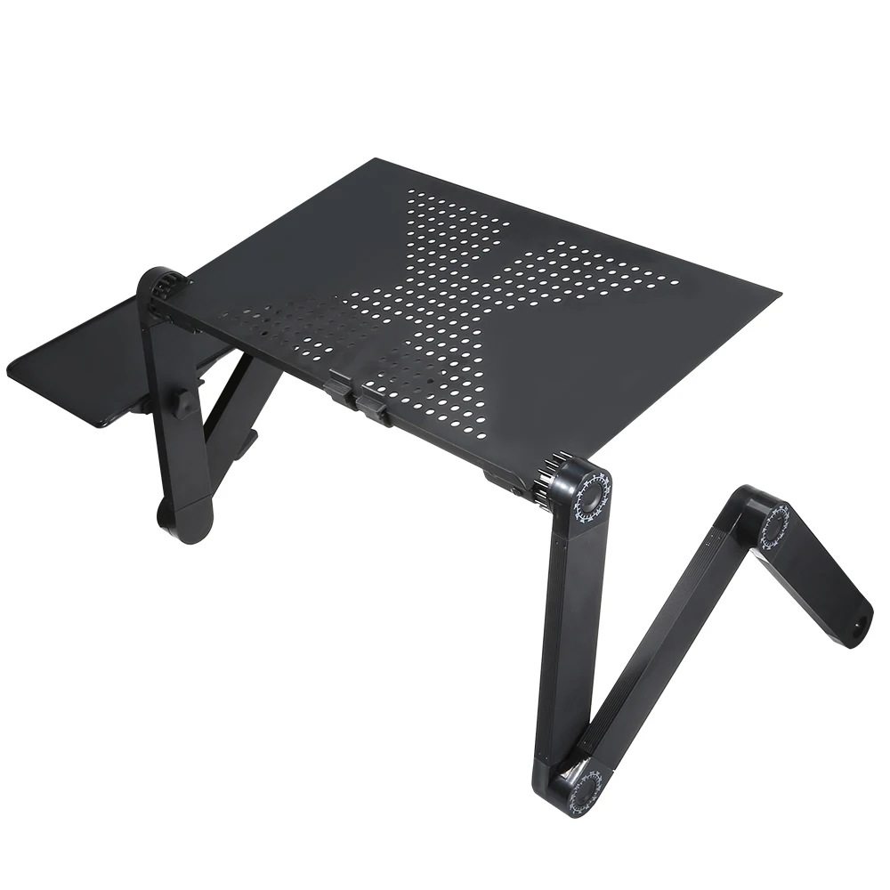  Adjustable Computer Desk Table Folding Laptop Notebook Stand Bed Tray Aluminum Alloy Portable Anti-