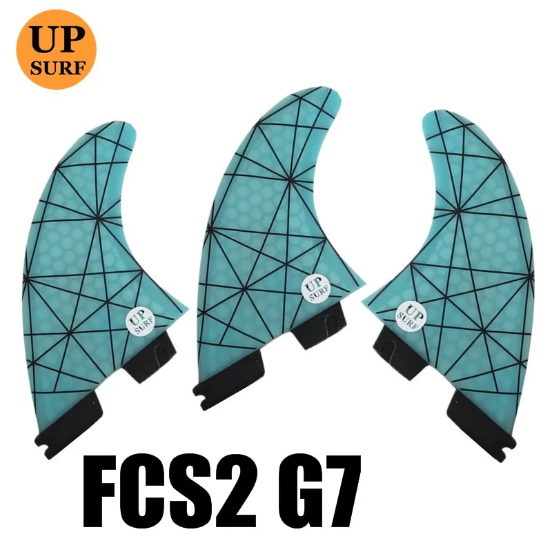 Surf Fin G5/G7 FCS2 плавники светильник синий/желтый/красный FCS II стекловолокно дизайн - Цвет: G7 blue
