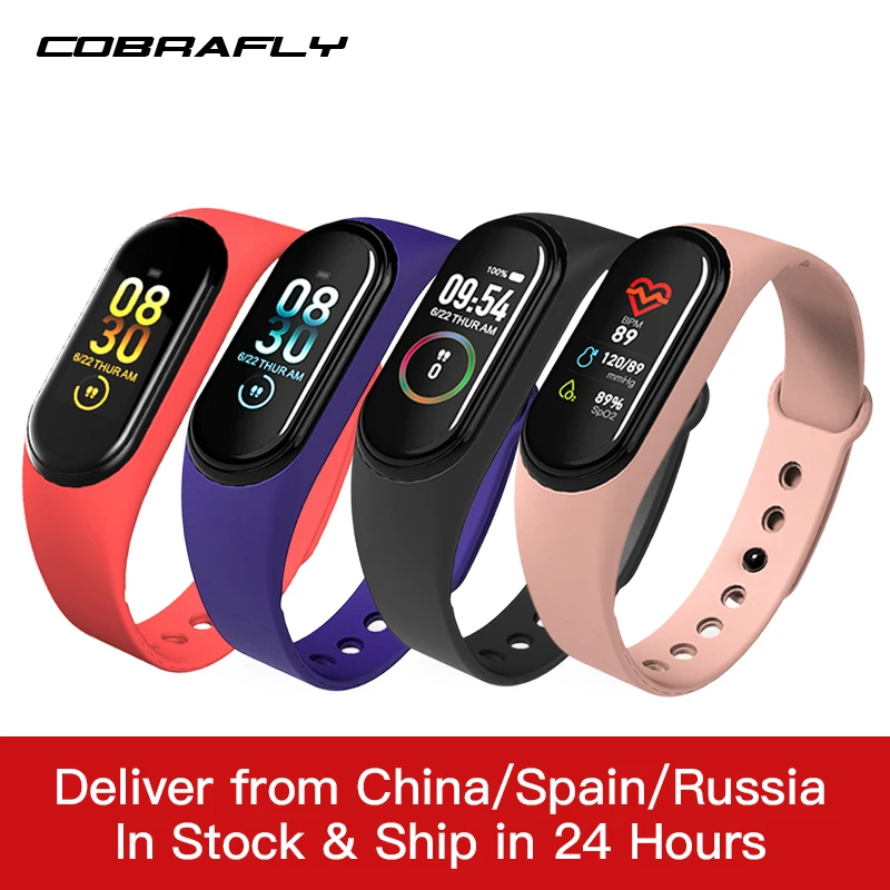  Cobrafly m4 smart band global version fitness bracelet measurement of pressure smartband m4 fitness - 4000297097349