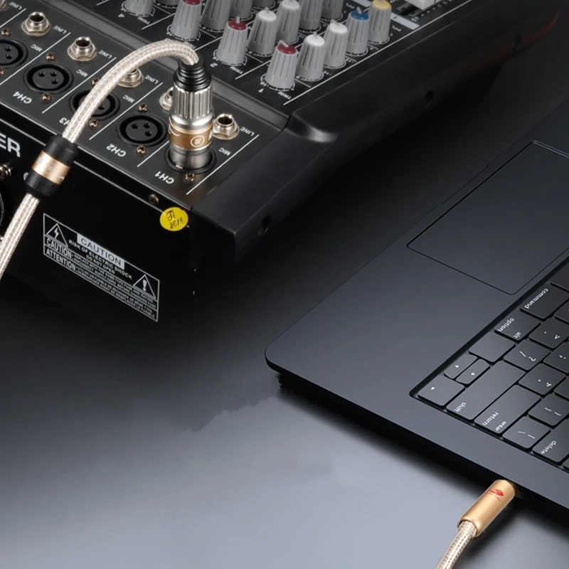 HiFi Mic Cable 1 8 Mini Jack 3 5mm to XLR 3 Pin Male Headphone PC Sound Card to Condenser Microphone Cable 1M 2M 3M 5M 8M 10M