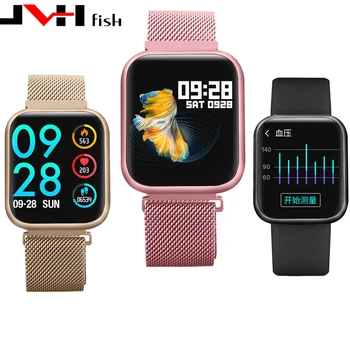 

P80 Smart Watch Women IP68 Water Proof Full Touch Screen Smartwatch Heart Rate Monitor For Samsuang Xiaomi Huawei