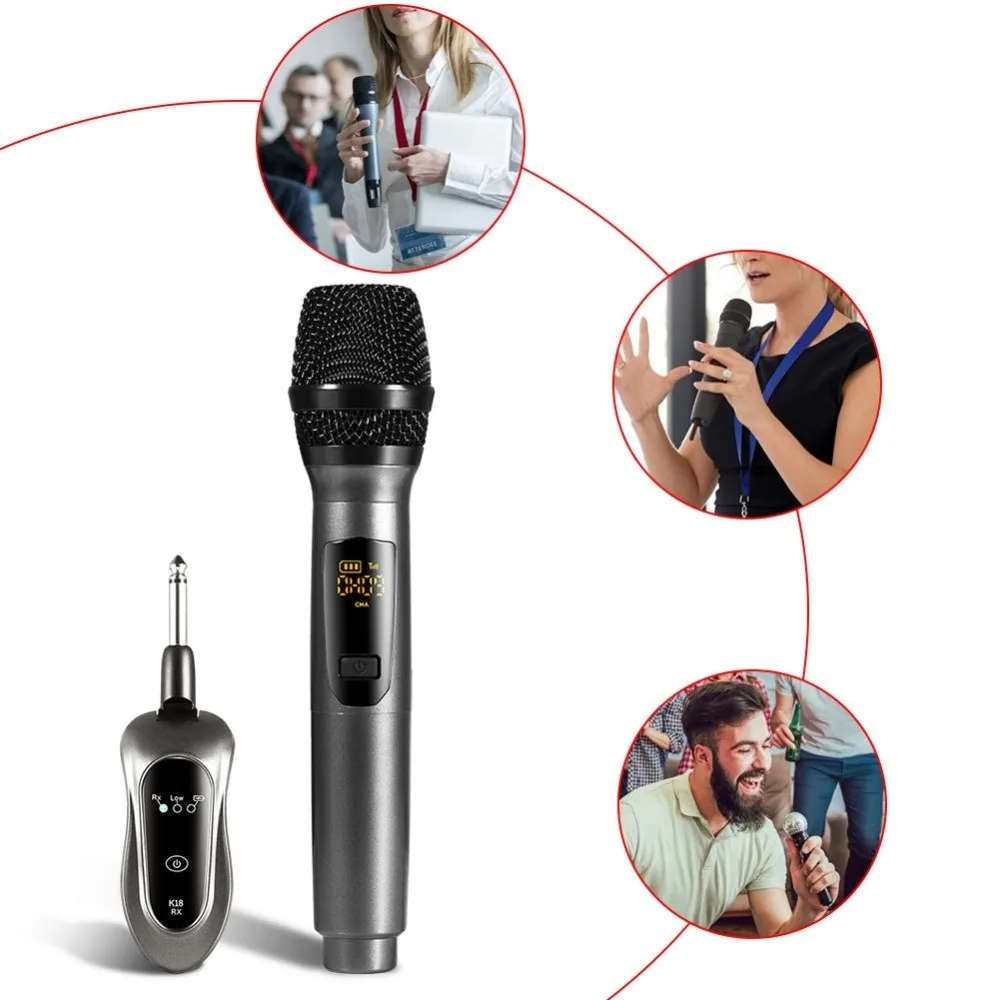 K18-Wireless-Microphone-Durable-Energy-saving-Battery-Powered-USB-Charged-Microphone (3)