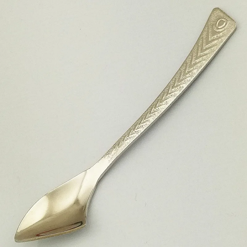 Creative tableware stainless steel Peacock tail bread butter spoon retro coffee antique spoon Grapefruit Honey Dessert Spoons