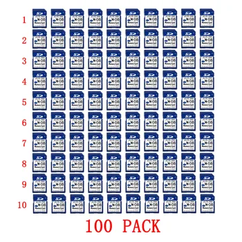 

Brand New Original High Speed SD Card 16GB 100 Pcs Lot Pack SDHC SDXC Memory Card For HD Video Camera