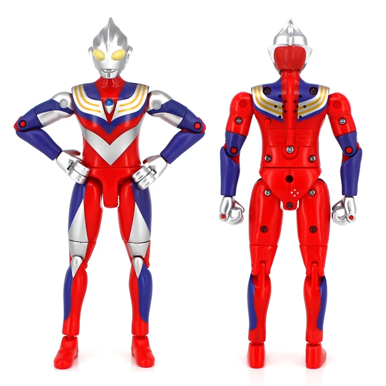 Ниже 14-летняя девочка Фигурка супер Ultraman игрушка Tiga хлопок ткань в крепированную полоску, Роба нефрита Uub Chongguang суставов унисекс