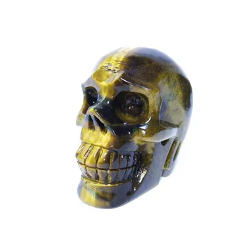 

1pc lifelike Small size Natural Crystal mineral Clusters skulls handmade carved stones crystal quartz skulls for healing