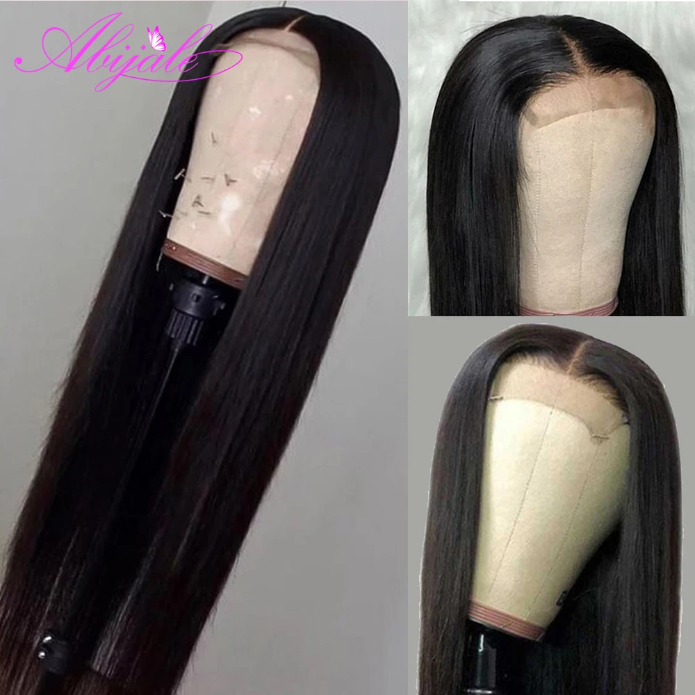 Hd Transparent 13x6 Straight Lace Front Wig 5x5 Lace Closure Wig 