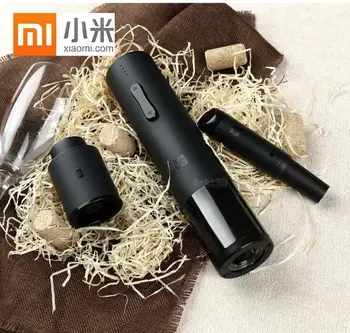 

Xiaomi Huohou Automatic Red Wine Bottle Opener Cap Stopper Fast Decanter Electric Corkscrew Foil Cutter Cork Out Tool