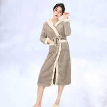 Фланелевая ночная рубашка, зимняя с капюшоном, с милыми ушками, с длинными рукавами, с коротким Китти, бархатный халат, Пижама домашняя одежда