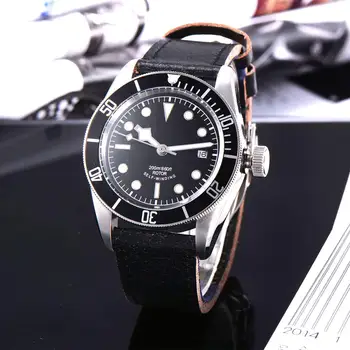 

corgeut mens watch 41MM NH35 ,Miyota8215 movement Sapphire glass luminous dial hands waterproof swim automatic mechanical watch