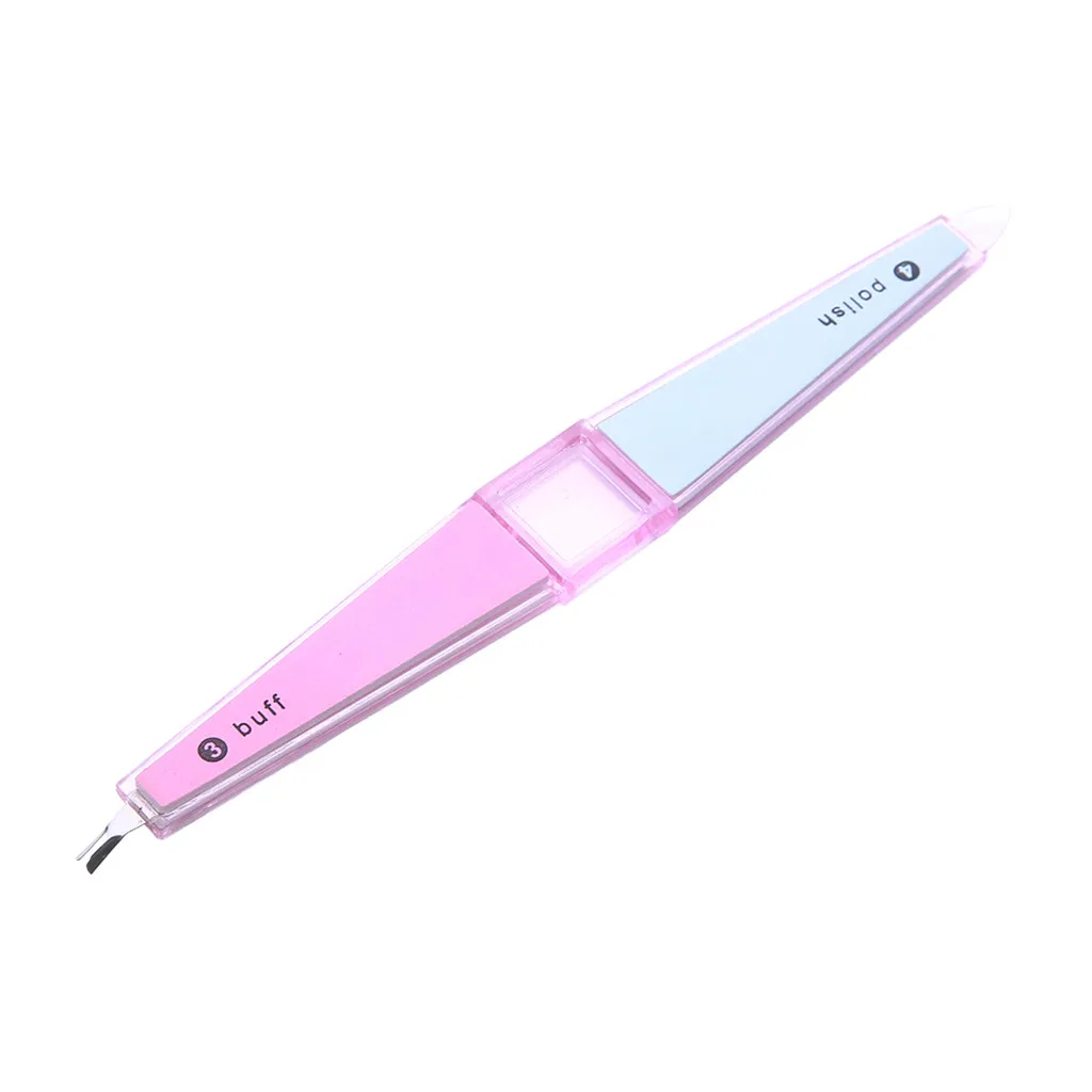 Nail Art Cuticle Push Remover Dead Skin Sanding Buffer Buffing UV Gel Dead Skin Push Remover Nail File Manicure Art Tool Y819