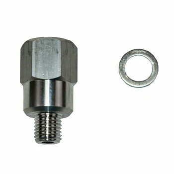 

LS LS1 LSX LS3 Engine Swap M12 1.5 Adapter To 1/4 NPT Coolant Temperature Sensor New High Quality