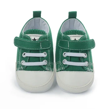 

Newborn Baby Shoes Boys Girls Classic Canvas Sneaker Cotton Soft Anti-Slip Sole Toddler Infant First Walkers Casual Shoes New