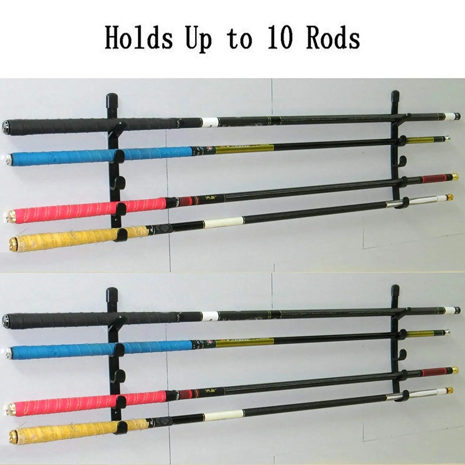 storing fishing rods in garage