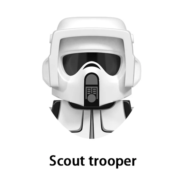 Stormtroopers Building Blocks Snowtroopers Jet Flame Scout Trooper Admiral Thrawn Tarkin Moff Gideon Star Action Figure Wars Toy G-WM2208