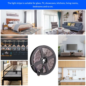 

Led Strip Light SMD RGB Tape 5M Flexible RGB LED Stripe Ribbon Diode Controller WIF Adapter