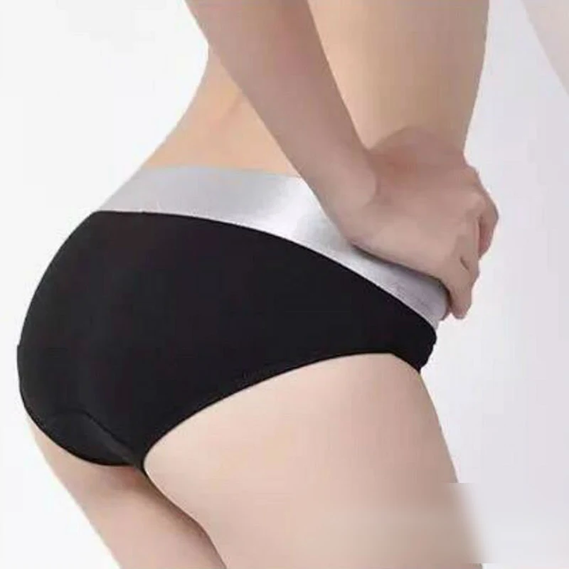 10PCS/Lot Lady's Underwear Silver Edge Briefs Sexy Fashion Low Cut Mid-Rise Undies Underpants for Women |