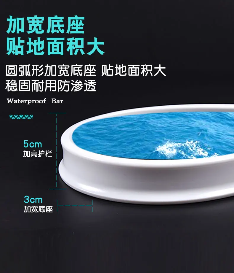 Shower Barrier Bathroom And Kitchen Water Stopper Collapsible Threshold Dam and Retention System | Дом и сад