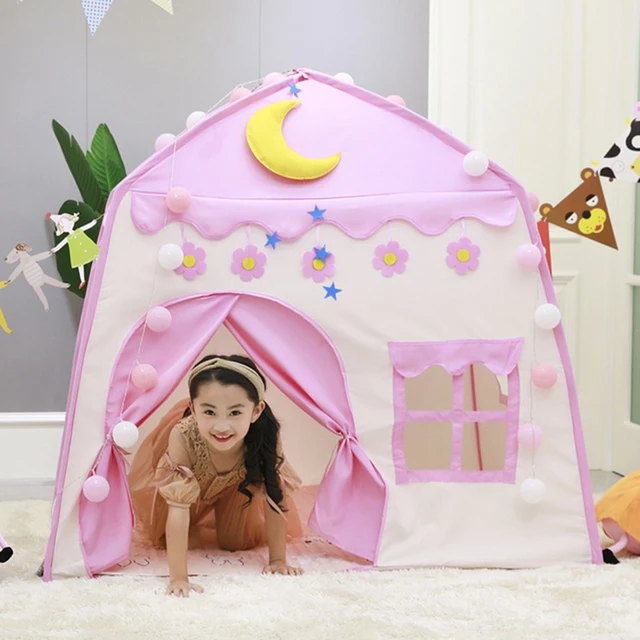 1.3M Children's Indoor and Outdoor Castle Tent Baby Princess Play House Boy Girl Play House Children's Gift Toys For Christmas 1
