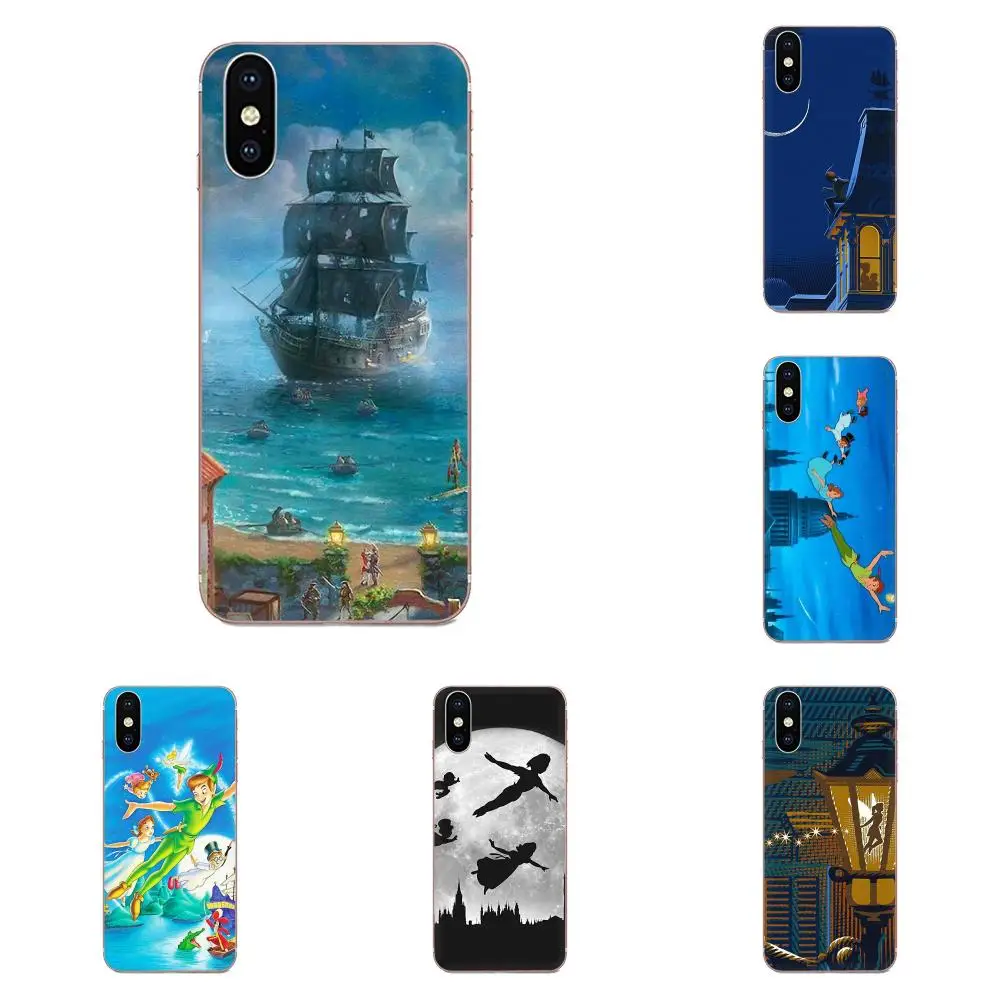 Для Apple iPhone 11 Pro X XS Max XR 4 4S 5 5C 5S SE SE2 6 6S 7 8 Plus мягкие сумки чехол Питер Пэн | Мобильные