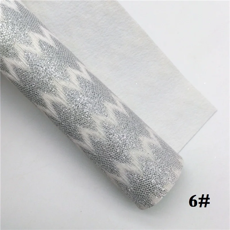 Glitterwishcome 21X29 см A4 Размер стеганые стрелы блестящая кожа, искусственная из искусственной кожи Ткань Винил для бантов, GM704A - Цвет: 6