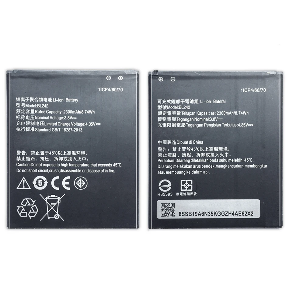 BL 242 BL242 Батарея для lenovo K3 K30-W K30-T A6000 A3860 A3580 A3900 A6010 A6010 плюс мА/ч. аккумулятор телефона