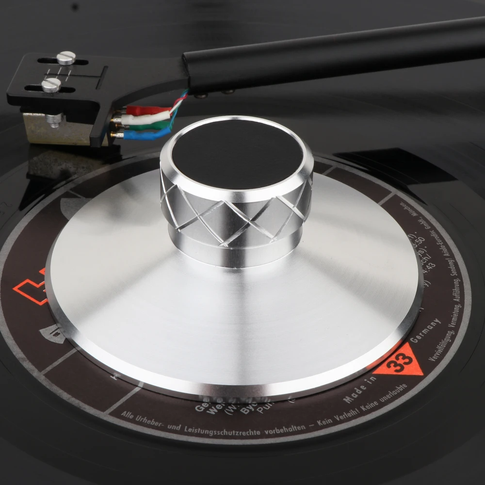Estabilizador de Peso de Registro de Alumínio Braçadeira de Peso de Registro Discos de Vinil Estabilizador de Disco de Metal Áudio em Casa Yter Lp113b lp - Image 6