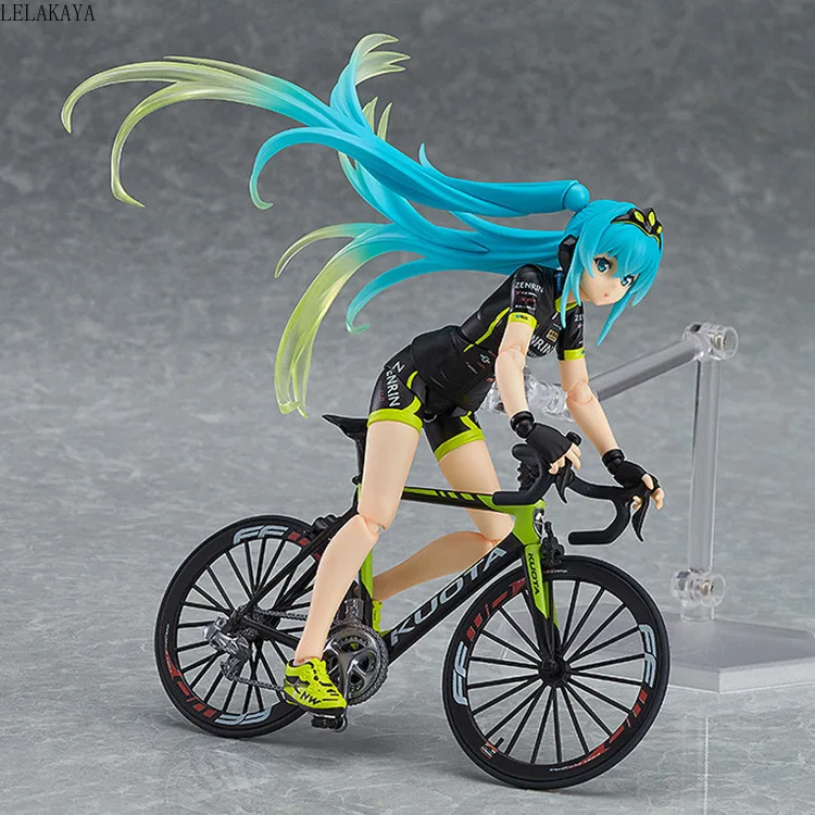 

Anime VOCALOID 2 Library Hatsune Miku Kagamine Rin Figma 394# 307# Racing Ver. PVC Action Figure Collectible Model Toys lelakaya
