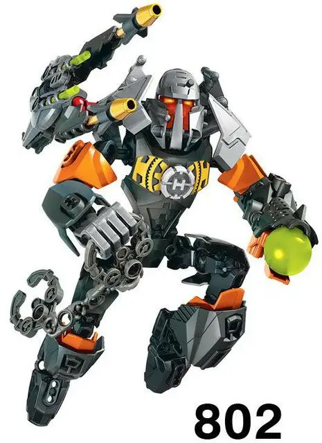ROCKA BULK Hero Factory 3,0 серия Furno Bulk Diy блоки коллекция совместимы sermoido Bionicle Робот Модель игрушки для детей подарок - Цвет: b