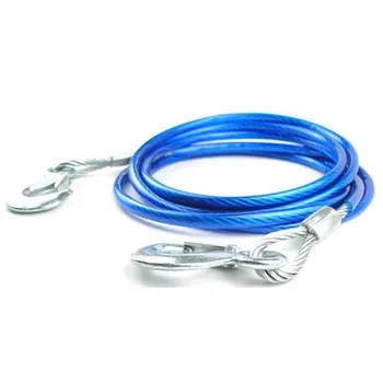 

Heavy Duty Tow Ropes Wire Cable High Strength Safety Hook Steel Wire Ropes