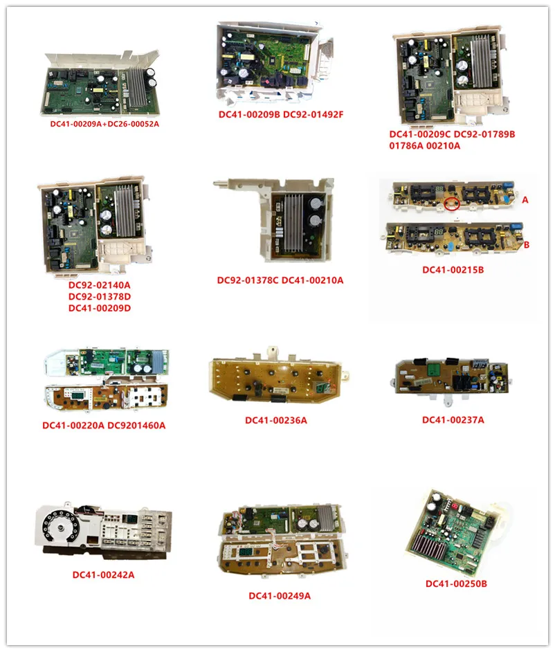 

DC41-00209A/00209B/00209C/00209D/00220A/00215B/00236A/00237A/00242A/00249A/00250B DC26-00052A Used