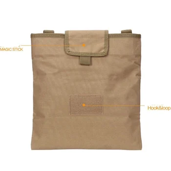 

Tactical Drop Sundries Pouch Foldable Recycling MOLLE Pouch Hunting Magazine Bag
