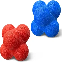 Boule de réaction hexagonale en Silicone, agilité, Coordination, exercice réflexe, sport, Fitness, entraînement, jouet d'extérieur, loisirs 