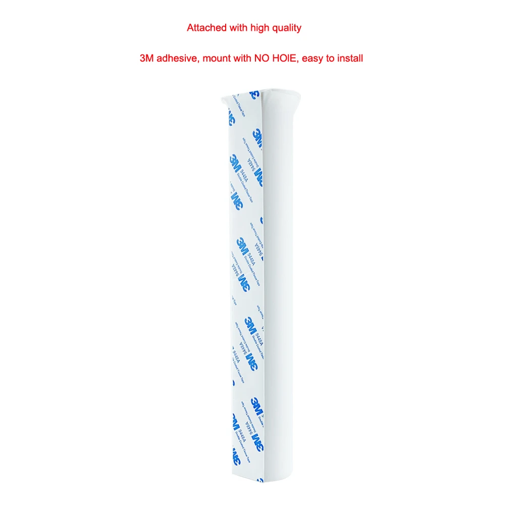 3M Adhesive White ABS Plastic Rod Holders Fishing Rod Spinning Durable Pole Tube Mount With NO Hole Bracket Socket Rack