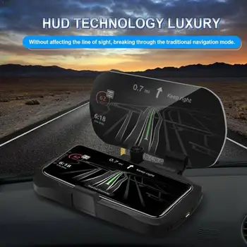 

Qi Wireless Charger Car HUD Holder Head UP Display Fast XS Stand For iPhone Max XR Charging Navigation GPS Holder T9V0