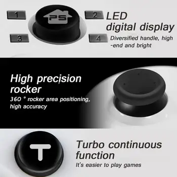 

HY-9019 5 In 1 Wireless Bluetooth Controller Gamepad Vibration Motor For Switch/PC/PC360/PS3/Android Dual Game Battery G8F6