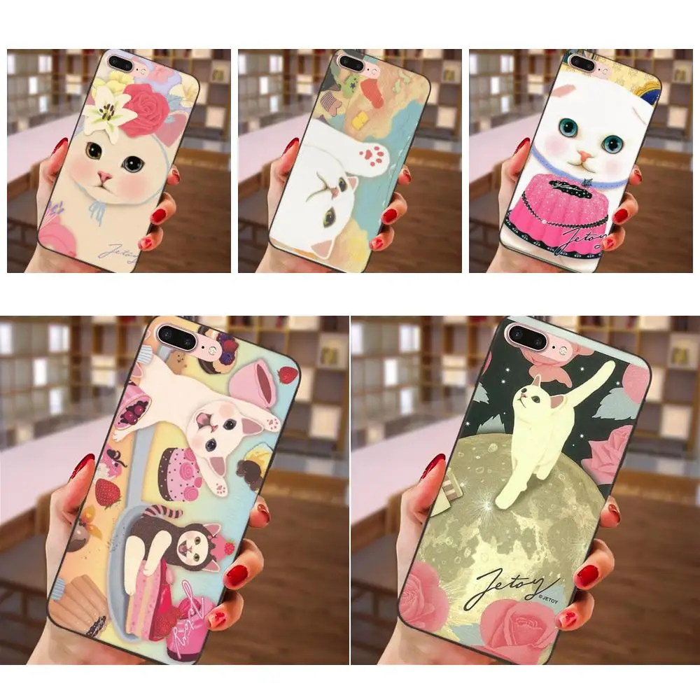 TPU Art Cover Case For Xiaomi Mi Mix Max Note 2 2S 3 5X 6 8 SE A1 Play F1 Jetoy Cat |