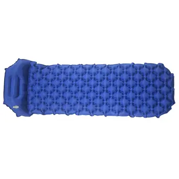 

Outdoor Inflatable Cushion Sleeping Bag Mat Fast Filling Air Moistureproof Camping Mat With Pillow Sleeping Pad Beach Blanket