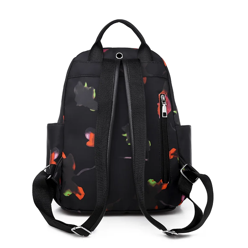 

2019 New Style Butterfly Flower Backpack WOMEN'S Bag Hong Kong Style Super Fire Backpack Fashion Oxford Cloth Bag Pendant Fashio