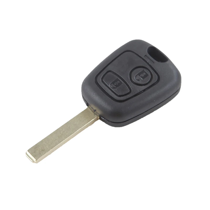 Для Peugeot 107 206 307 207 автомобильная коробка для ключей 2 кнопочный Сменный Чехол с